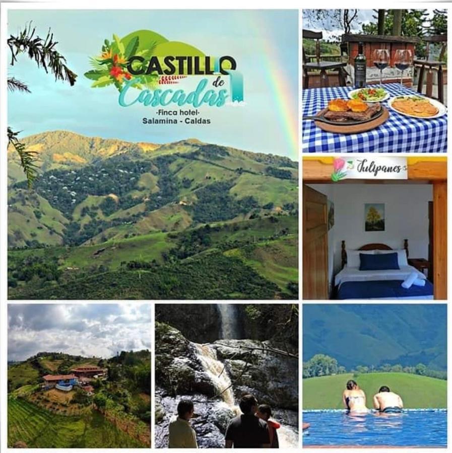 Castillo De Cascadas Finca Hotel Salamina المظهر الخارجي الصورة